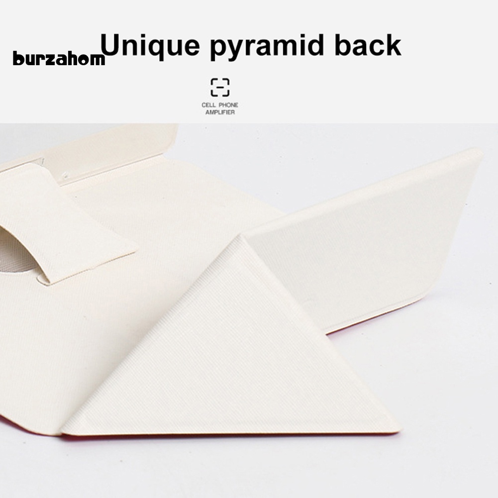 Giá Đỡ Phóng To Màn Hình Điện Thoại Giả Da 10inch Gấp Gọn Tiện Dụng