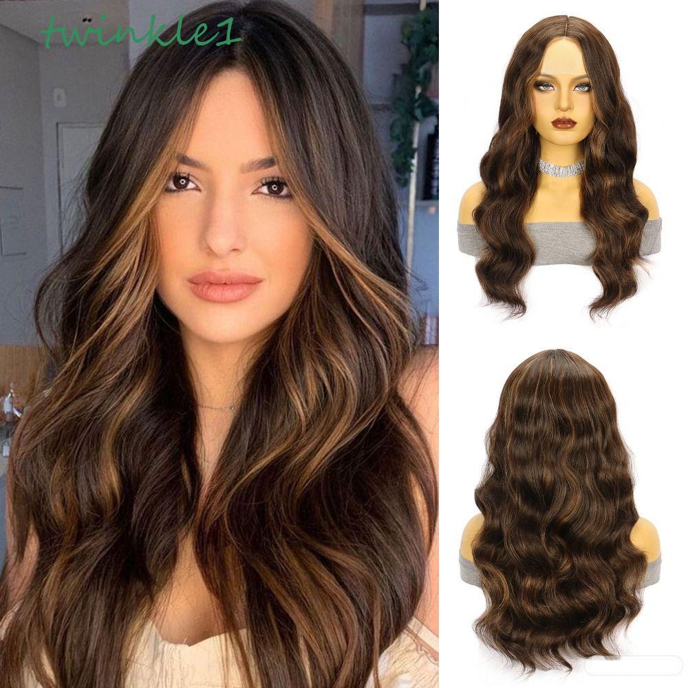 Bộ Tóc Giả Dài Gợn Sóng Tự Nhiên Cách Nhiệt Cho Nữ