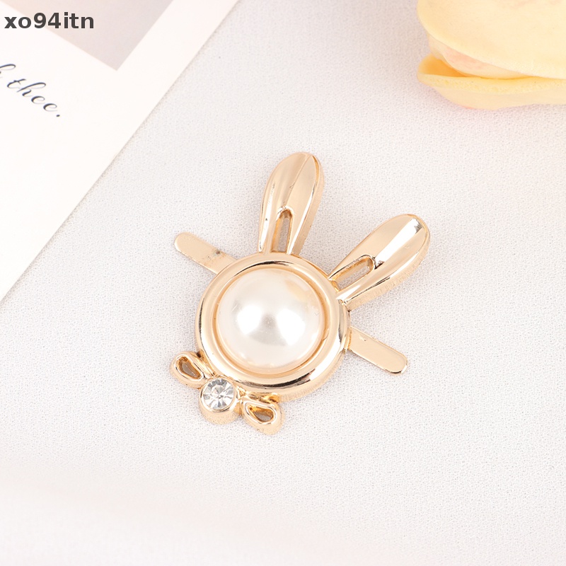 1 Kẹp Đầu Thỏ Đính Ngọc Trai Trang Trí Giày Cao Gót