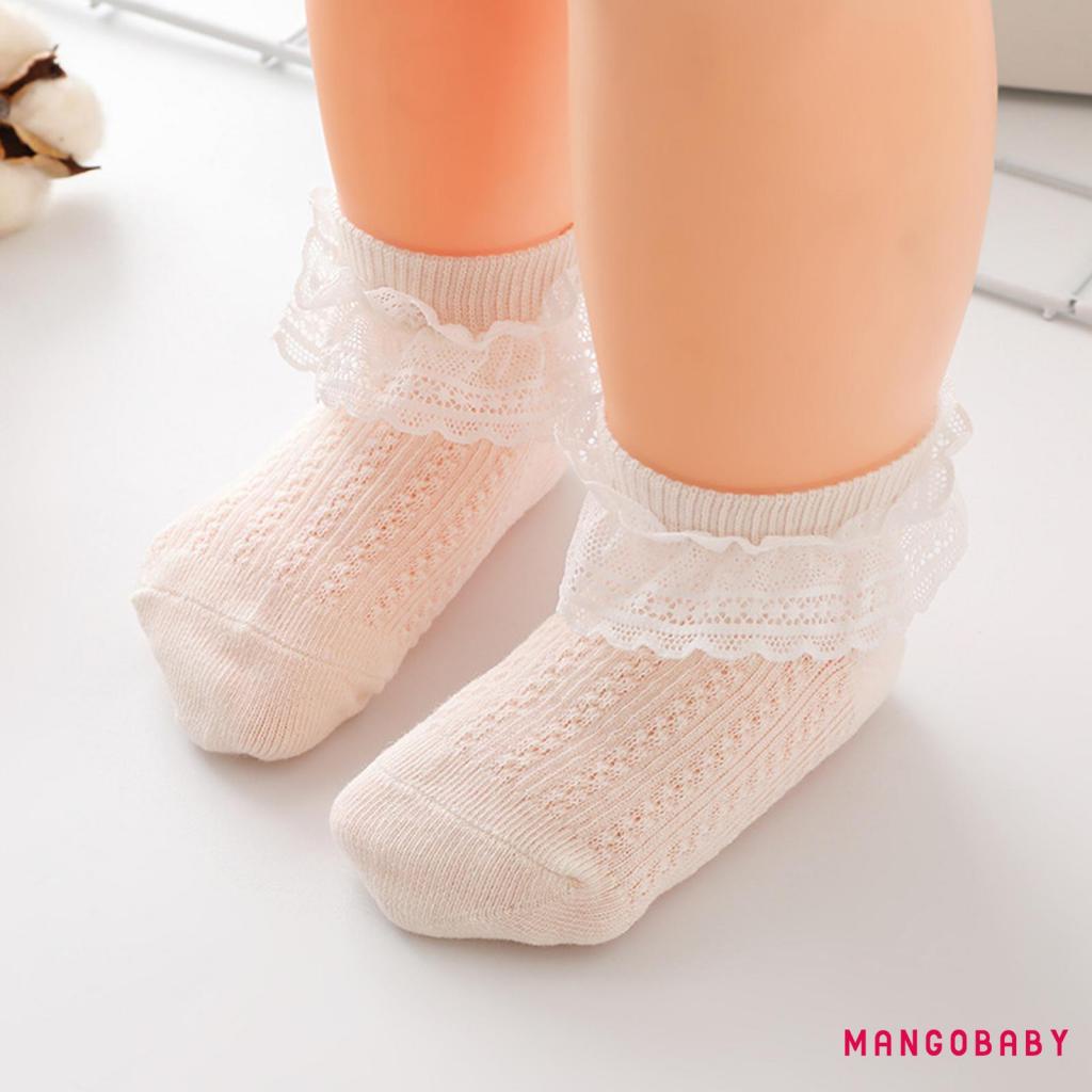 Đôi Vớ Phối Ren Dễ Thương Dành Cho Bé Gái