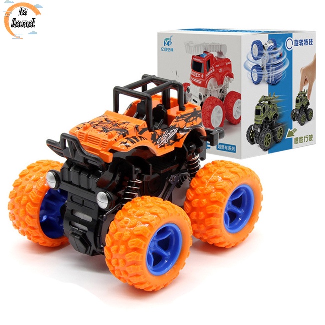 [IS] 360° Đồ Chơi Xe Địa Hình 4 Bánh Xoay Chống Va Chạm Cho Bé 3-6 Tuổi