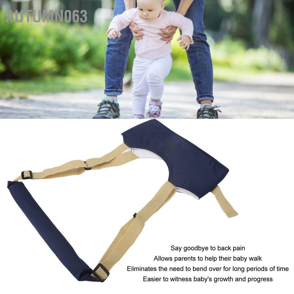 Autumn063 Tập Đi Cho Bé Dây Cầm Tay Có Thể Điều Chỉnh Chống Mất Thấm Hút Mềm Mại Thoáng Khí Trẻ Sơ Sinh Bộ Đai
