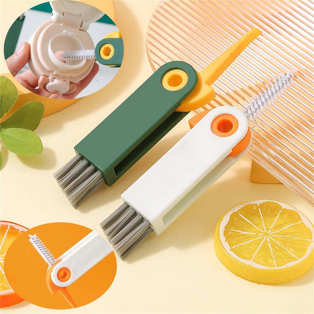 Bàn Chải Cọ Rửa Ly Cốc Đa Năng Có Rãnh Vỏ Bọc Giữ Nhiệt Không Góc Chết