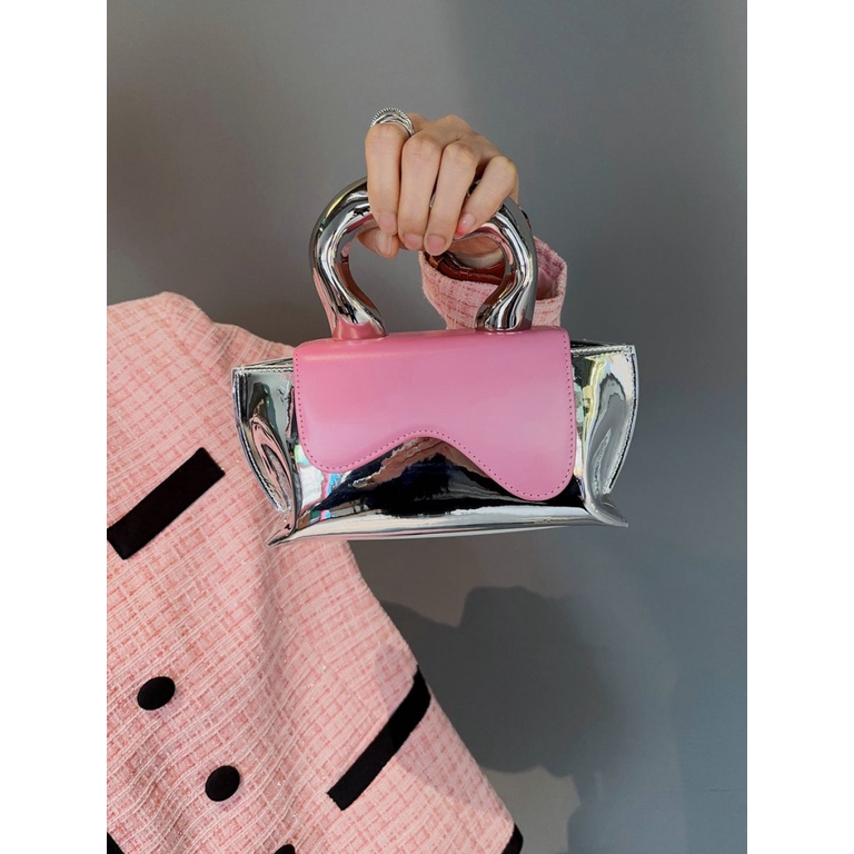 Túi Đeo Vai Đựng Điện Thoại Màu Tương Phản Thời Trang Phương Tây Cao Cấp 2023 Cho Nữ