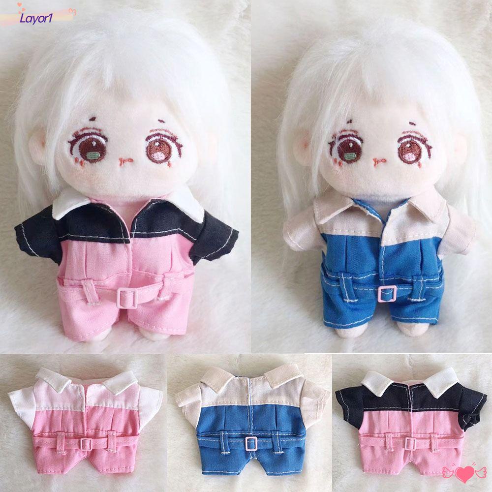 Layor1 Quần Yếm Ngắn 10cm DIY Dành Cho Búp Bê Mặc Thường Ngày