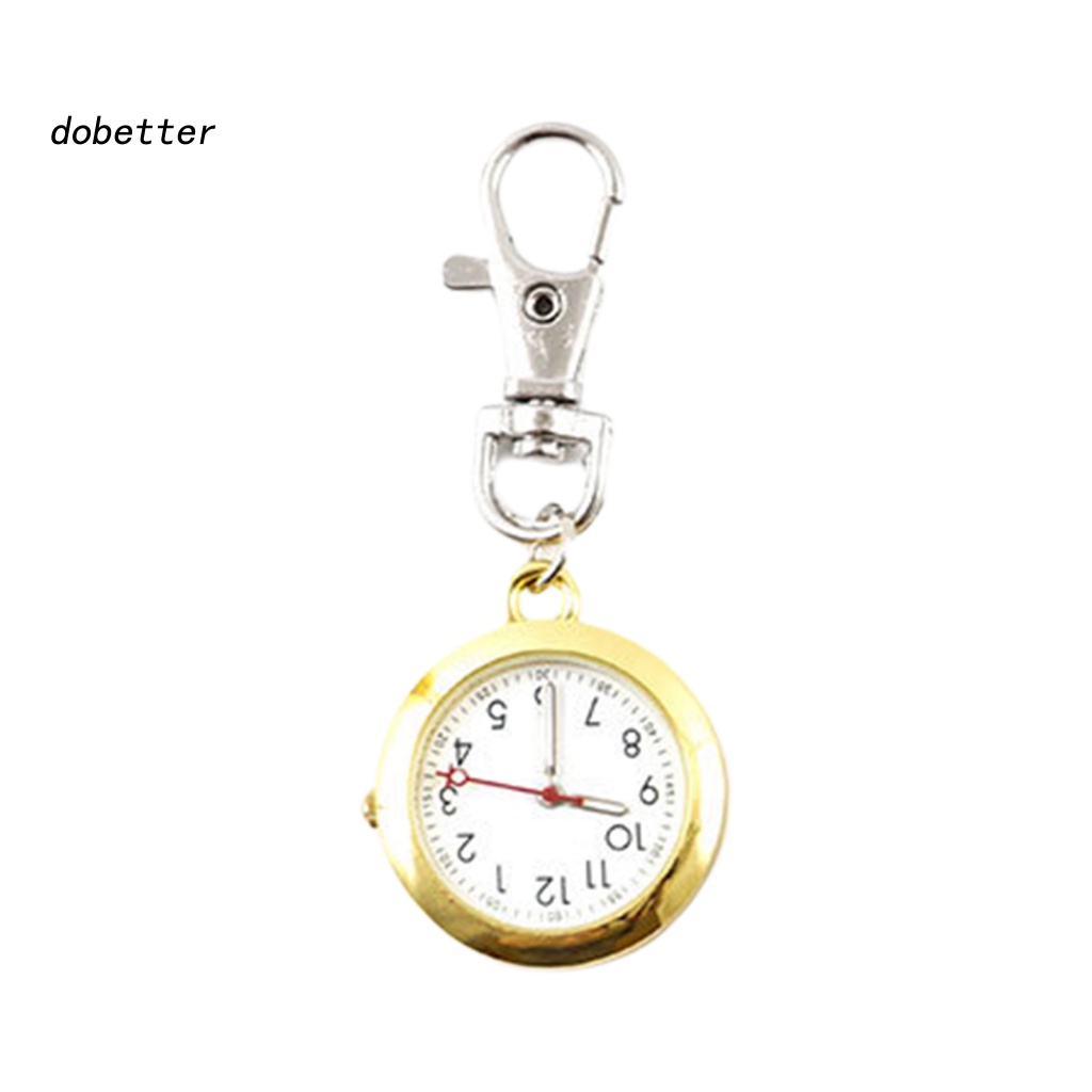 &lt; Dobetter &gt; Đồng Hồ Bỏ Túi Chống Thấm Nước Chuyển Động Siêu Êm Màn Hình Lớn Siêu Nhẹ Có Kẹp Tôm Hùm Cho Unisex