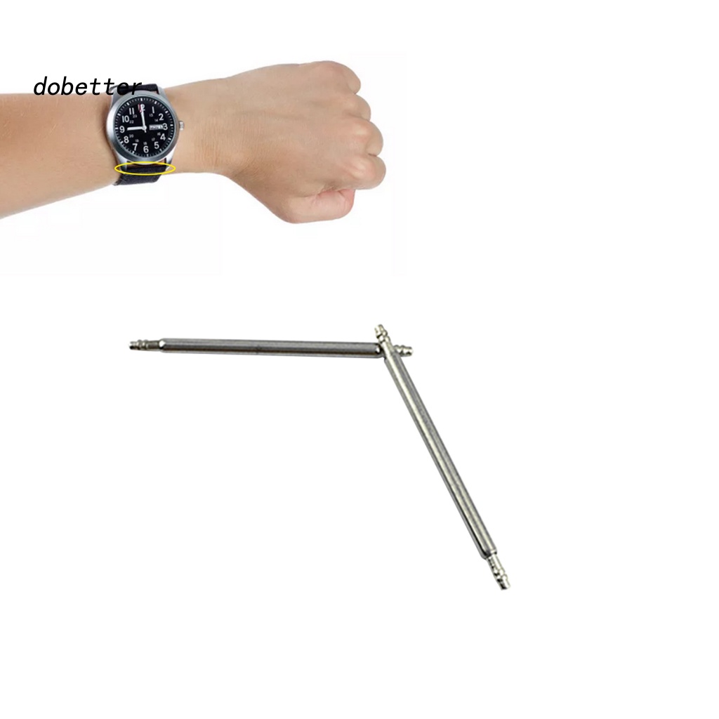 Bộ 1000 Ghim Lò Xo Bằng Thép Không Gỉ Đường Kính 1.5mm Tháo Dây Đồng Hồ