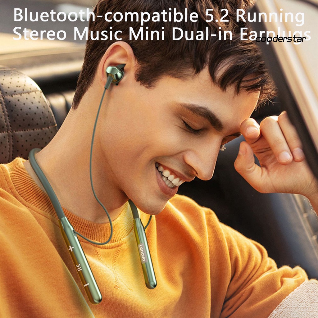 (Coood) Tai Nghe Nhét Tai Bluetooth 5.2 Không Dây Âm Thanh HiFi HD Có Thể Gọi Điện Theo Dõi Chạy Bộ Lenovo Thinkplus BT10