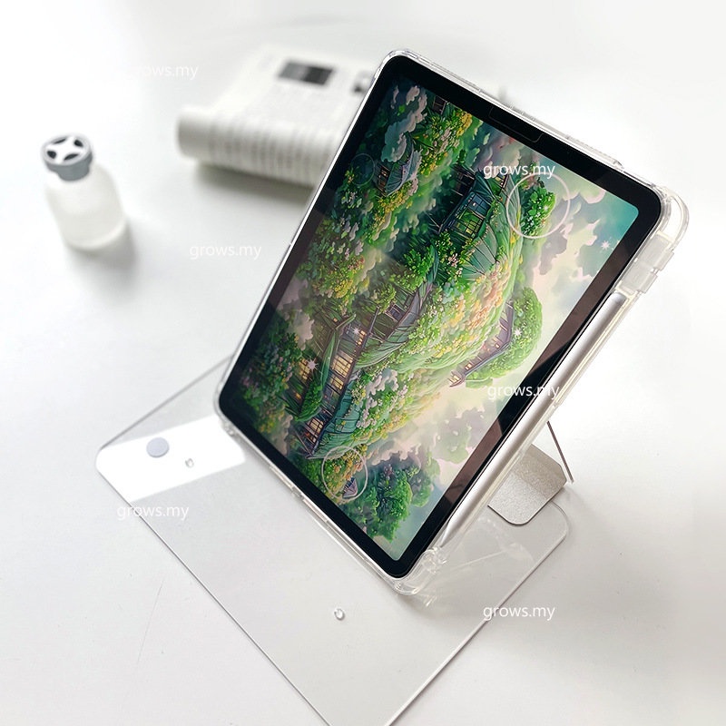 Bao Da Máy Tính Bảng Trong Suốt Có Giá Đỡ Xoay 360 Độ Cho Ipad Air 5th 4 10.9 Ipad Pro 11 M2 2022 Gen9 10.2