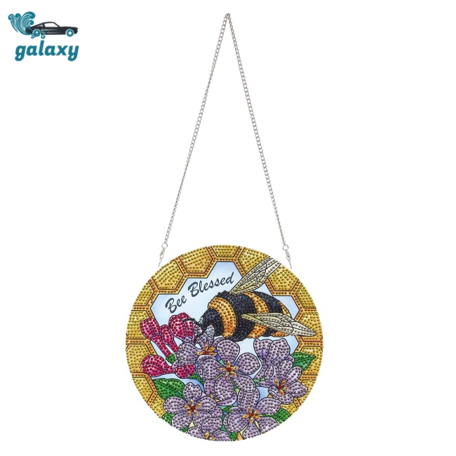 Galaxy Bộ Tranh Đính Đá Tự Làm Họa Tiết Chú Ong Đáng Yêu Trang Trí Nhà Cửa