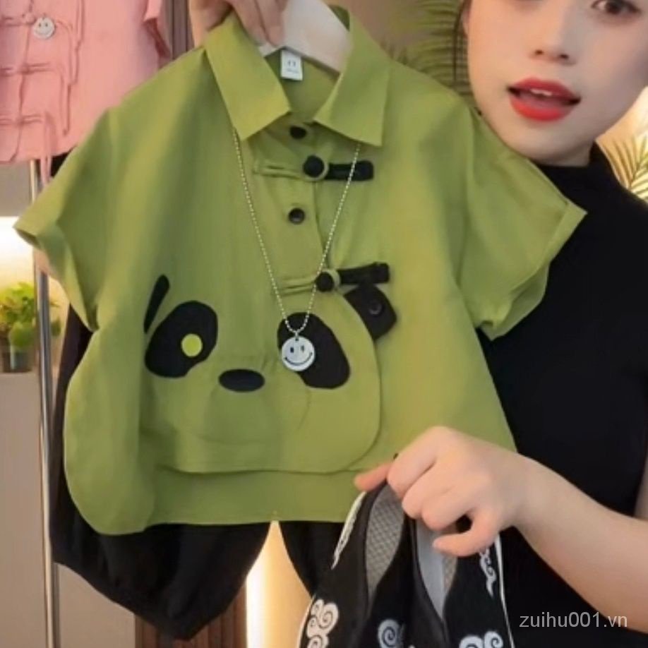 Bộ Áo Thun Tay Ngắn + Quần Dài Thời Trang 2023 Cho Bé cxblhzg01. my511