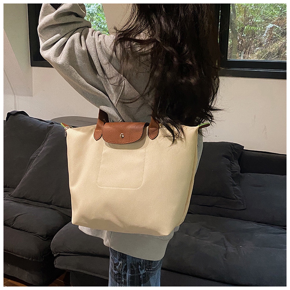 Túi Xách Đeo Vai Bằng Nilon Cỡ Lớn Chống Thấm Nước Cho Nữ