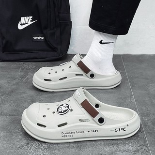Giày sandal đục lỗ thoáng khí chống trượt thời trang mùa hè cho nam
