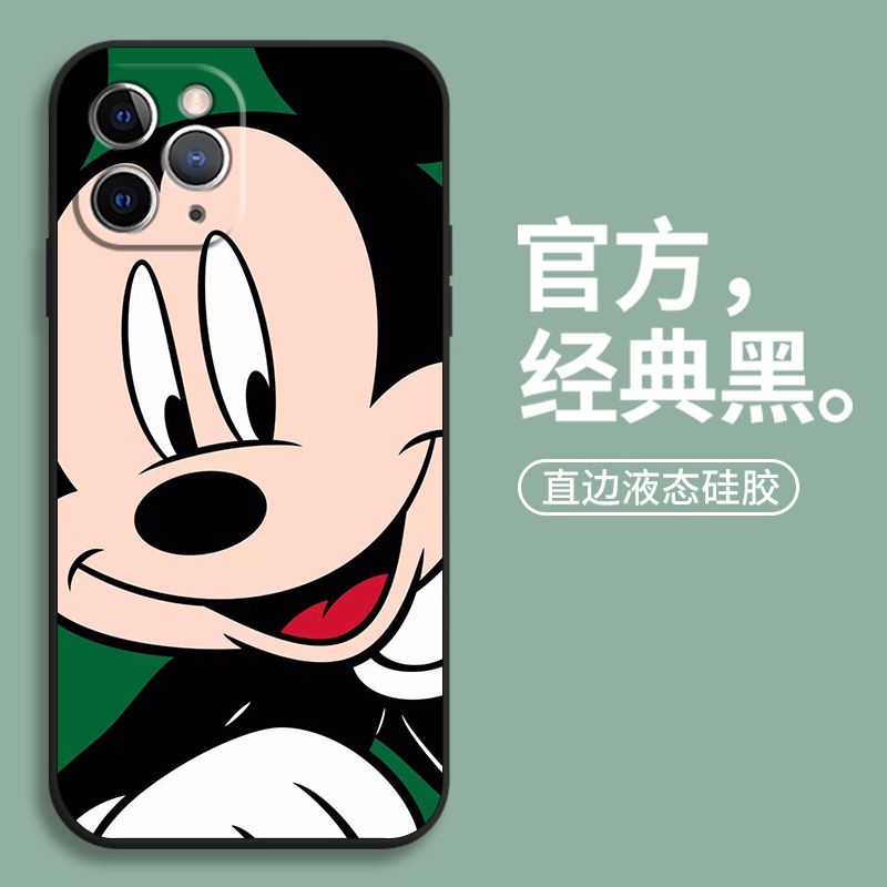 Ốp Điện Thoại Silicon Hình Nhân Vật Hoạt Hình Mickey Minnie Cho iPhone 14 Pro Max 13 12 Mini 11 XS XR X 8 7 Plus 6S 6 SE