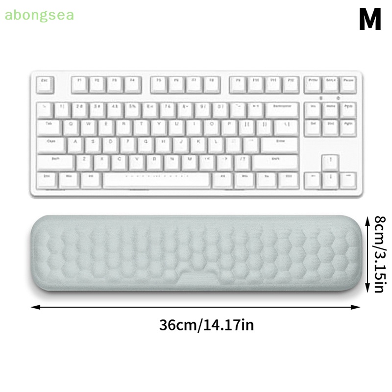 Đệm Lót Chuột Và Bàn Phím abongsea Kết Cấu Cotton Mát Xa Cổ Tay