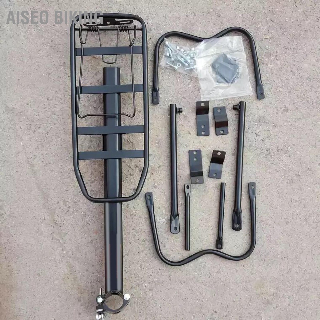 Gác Baga Nhôm Xe Đạp Kẹp Cốt Yên Kệ Yên Sau Gác Baga Gắn Thêm Phía Sau Cho Xe Đạp Vào Cốt Yên Aiseo Biking