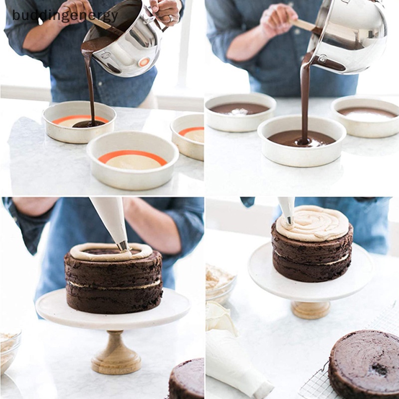 Tấm Lót Nướng Bánh Hình Tròn Bằng Silicone Chống Dính Cách Nhiệt Tiện Dụng