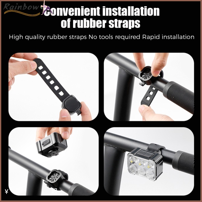 Bộ Đèn Đuôi Xe Đạp Leo Núi Kèm Sạc Usb Chuyên Dụng Chất Lượng Cao