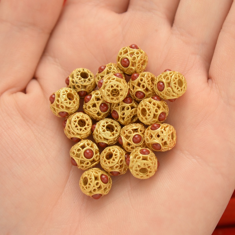 Chuỗi Hạt Màu Sắc Mạnh Mẽ Dùng Làm Trang Sức Thủ Công