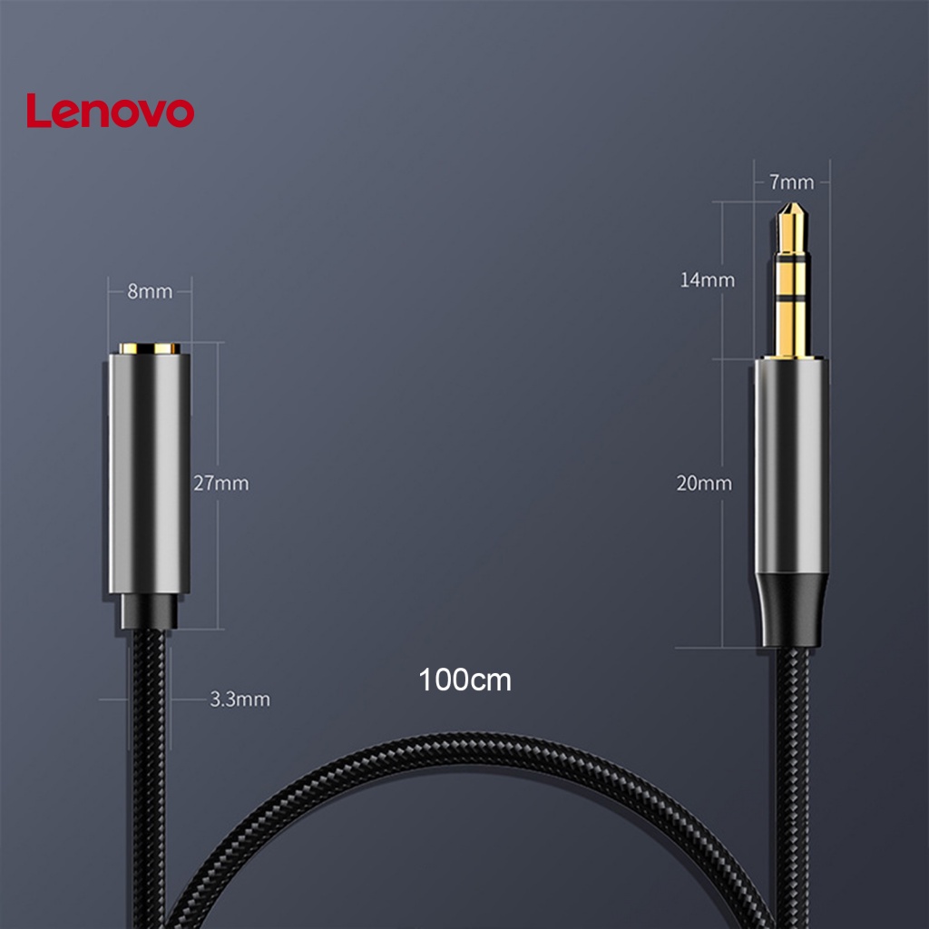 Dây Cáp Âm Thanh Hoa Hướng Dương Ổn Định Chất Lượng Cao Bện Nylon Không Rối Chuyển Đổi Từ Male Sang Female Mạ Vàng 3.5mm Aux