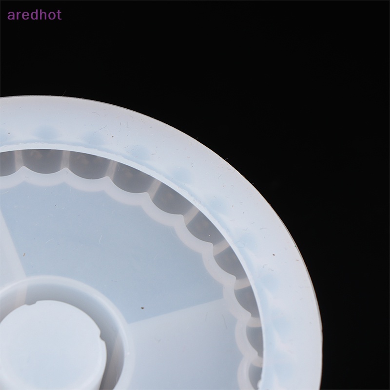 1 Khuôn Silicone Tròn Làm Bánh Hình Bông Hoa Mới