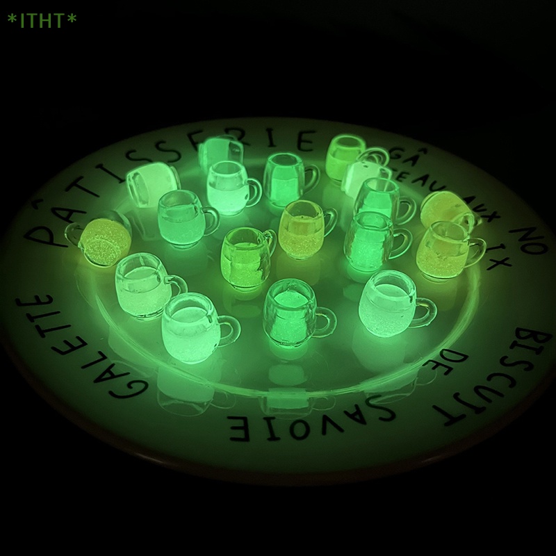 Bộ 5 Cốc Mini Phát Quang Dùng Trang Trí Tiểu Cảnh Độc Đáo Mới