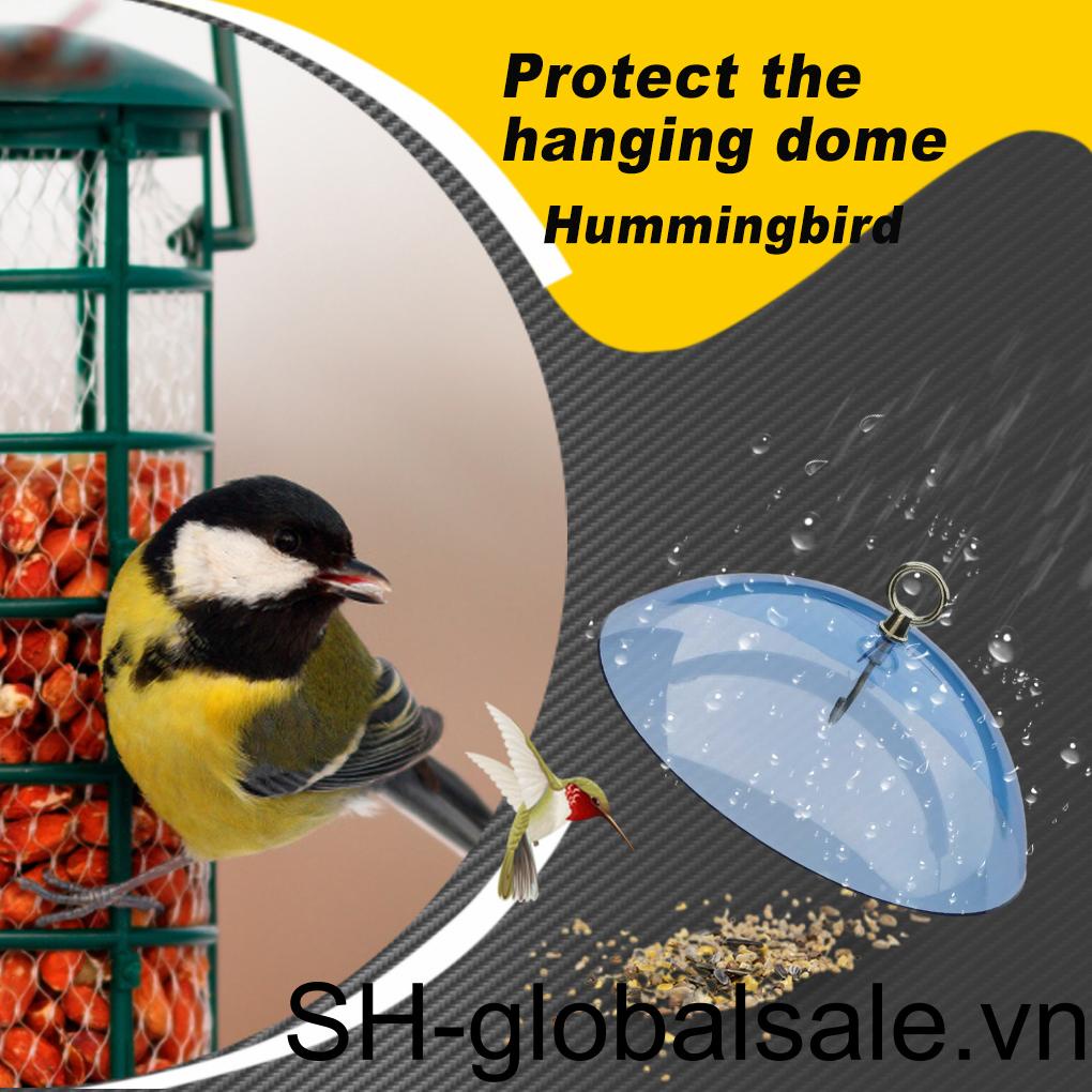 Vỏ Bọc Mái Vòm Chống Thời Tiết Bảo Vệ Thức Ăn Cho Chim Có Móc Treo