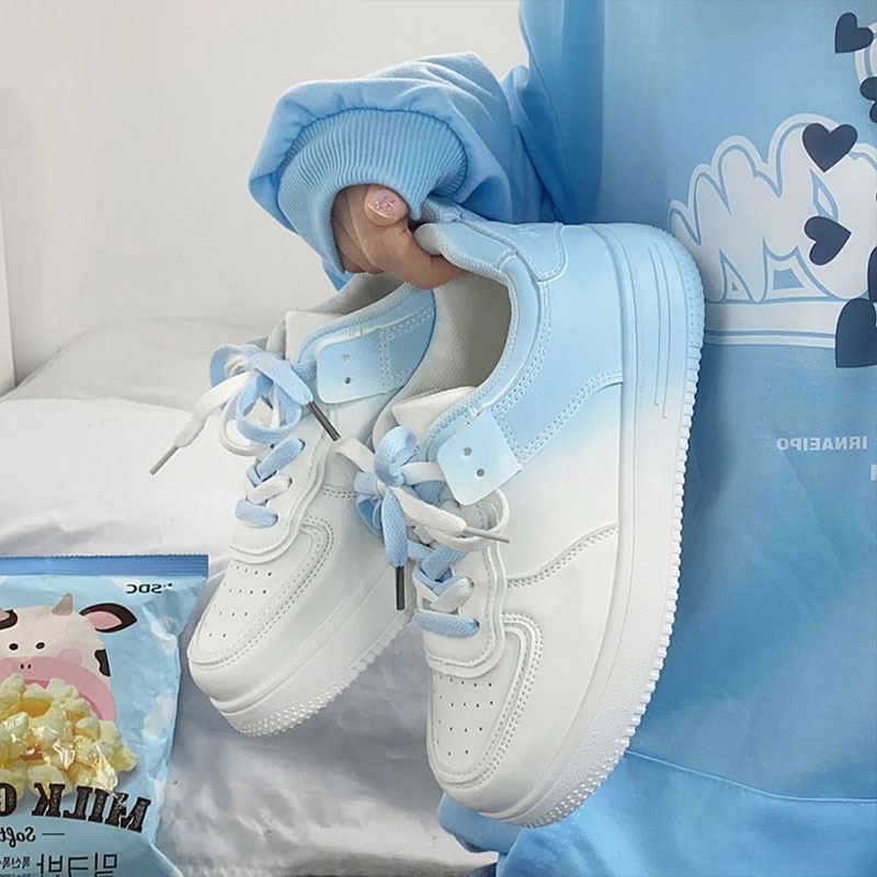 BẠCH LỘC ĐẠI NHÂN✨Giày thể thao  màu gradient thời trang thoáng khí cho nữ