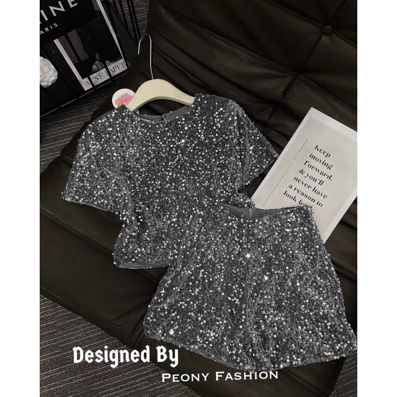Set áo quần bling nhũ
