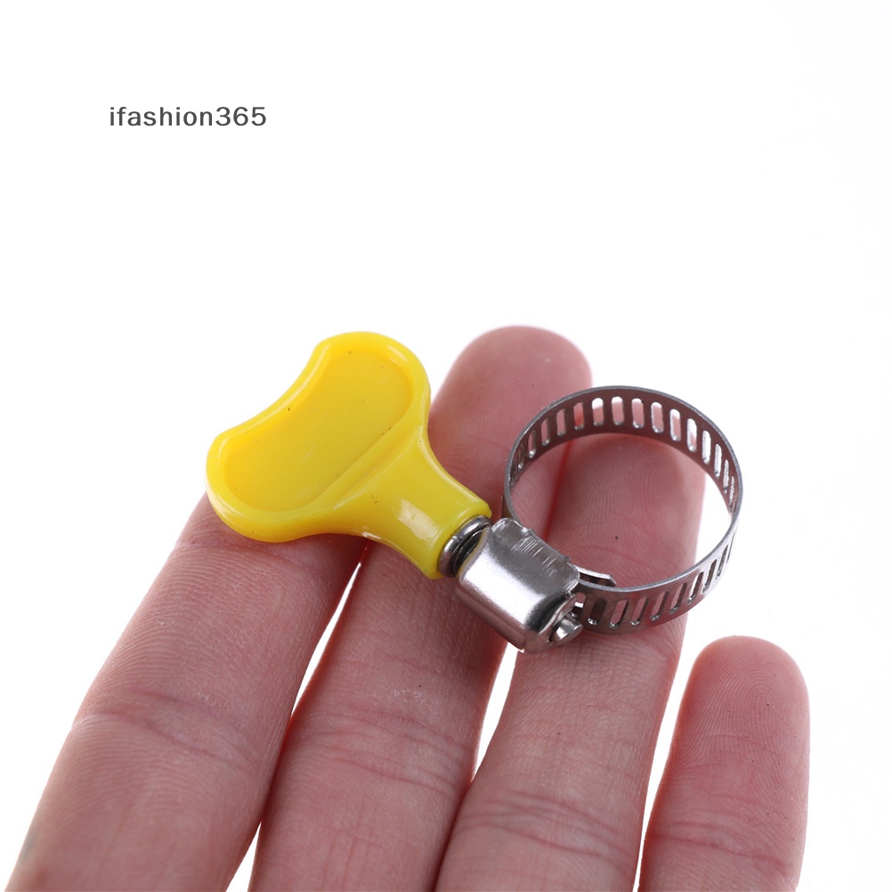 Set 10 Kẹp Ống Nước Bằng Thép Không Gỉ Có Tay Cầm Tiện Dụng ifashion365