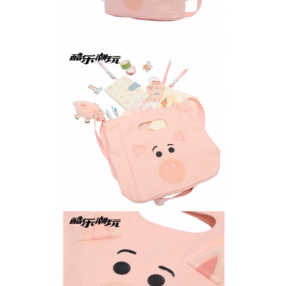 Túi Xách Vải Canvas Cỡ Lớn In Hình Chú Gấu Dâu Tây Disney Thời Trang 2023 Cho Nữ