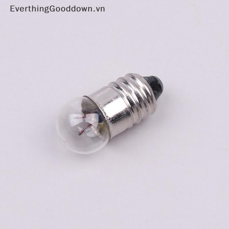 Everthinggooddown 10 Bóng Đèn Tròn Mini 0.3A 2.5V