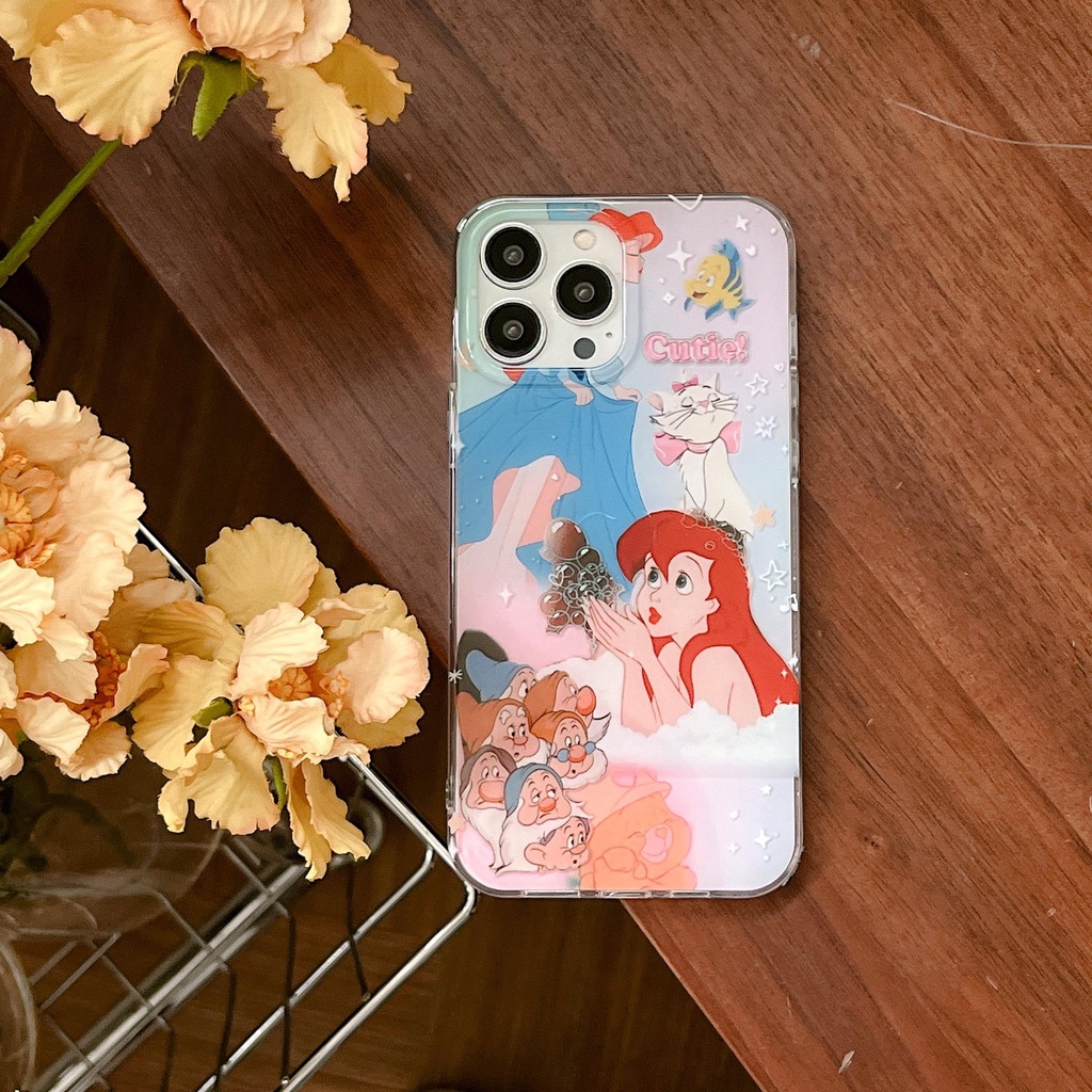 Ốp Điện Thoại Imd TPU Mềm Trong Suốt In Hình Mèo Hoạt Hình Chống Sốc Cho iPhone 14 13 12 11 Pro Max