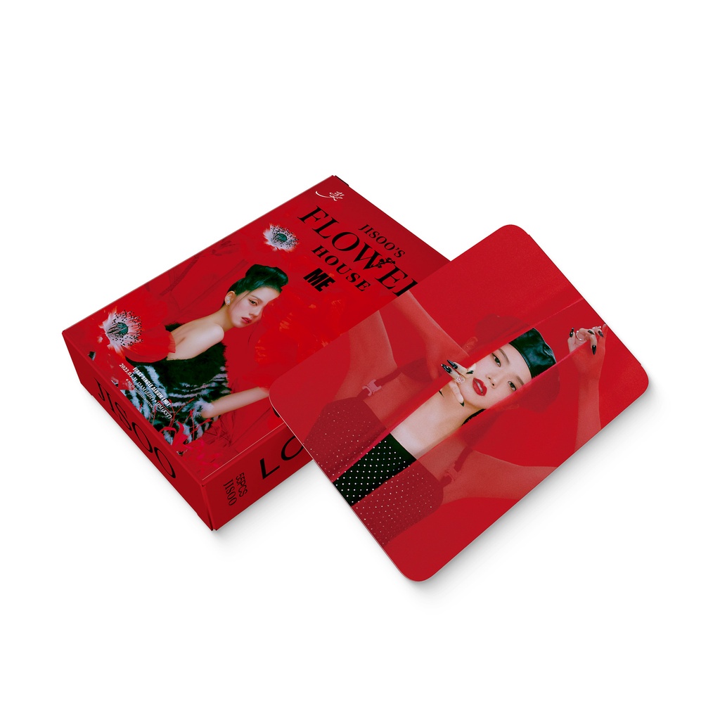 Hộp 55 Ảnh Lomo Card Nhóm Nhạc Blackpink JISOO  1st Solo