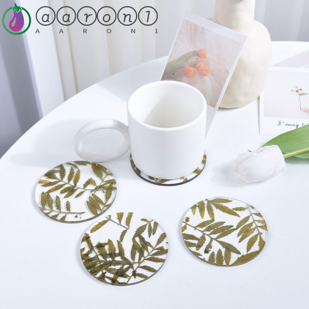 1 Đế Lót Ly Bằng Acrylic Trong Suốt Đơn Giản AARON1