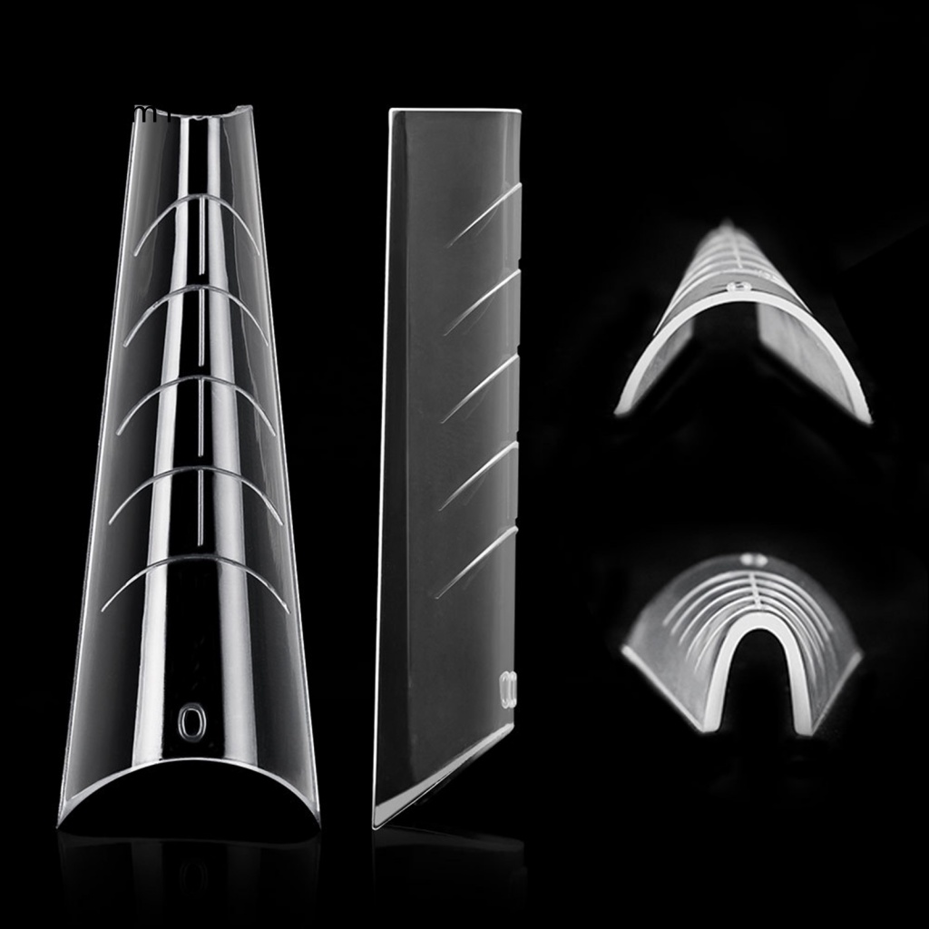 Set 60 Móng Tay Giả Trong Suốt Nối Dài Trang Trí Móng Nhanh Chóng