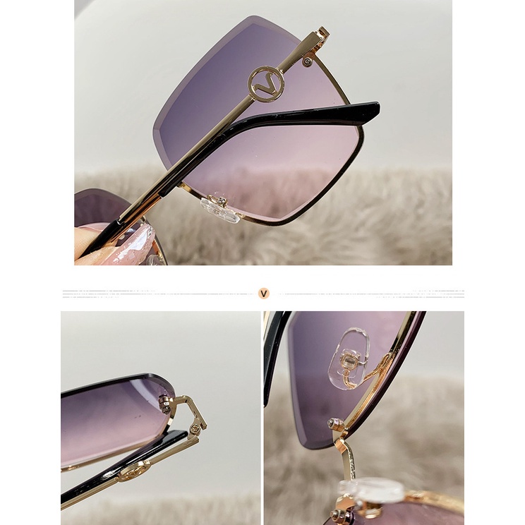 Kính Mát Thời Trang Nam Nữ Gọng Kim Loại Mới 2023 Màu Sắc