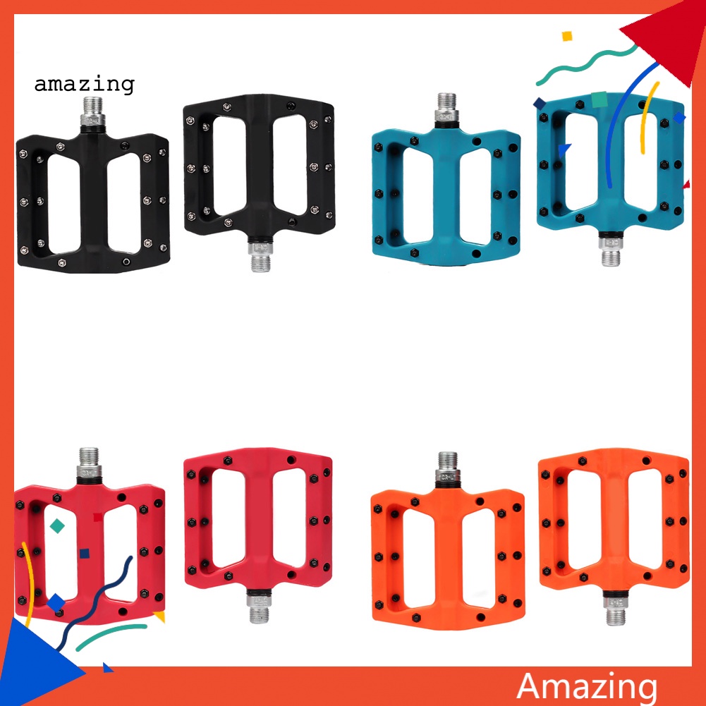 1 Cặp Bàn Đạp Phẳng Chống Trượt Cho Xe Đạp Leo Núi MTB