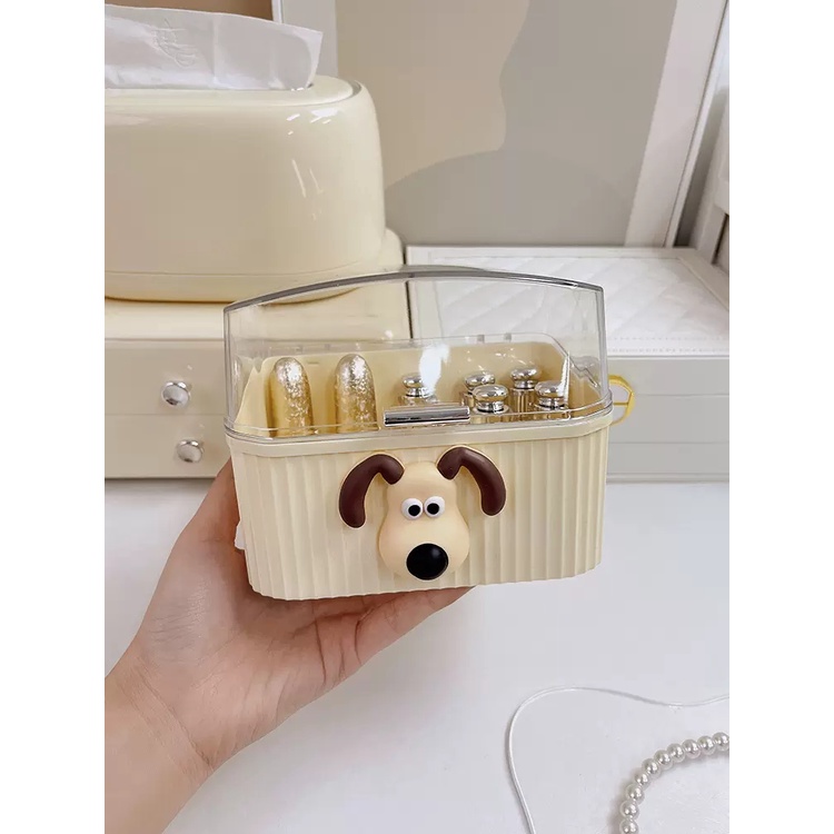 Hộp Đựng Son Môi Bằng Acrylic Trong Suốt Chống Bụi Có Nắp Đậy Tiện Dụng