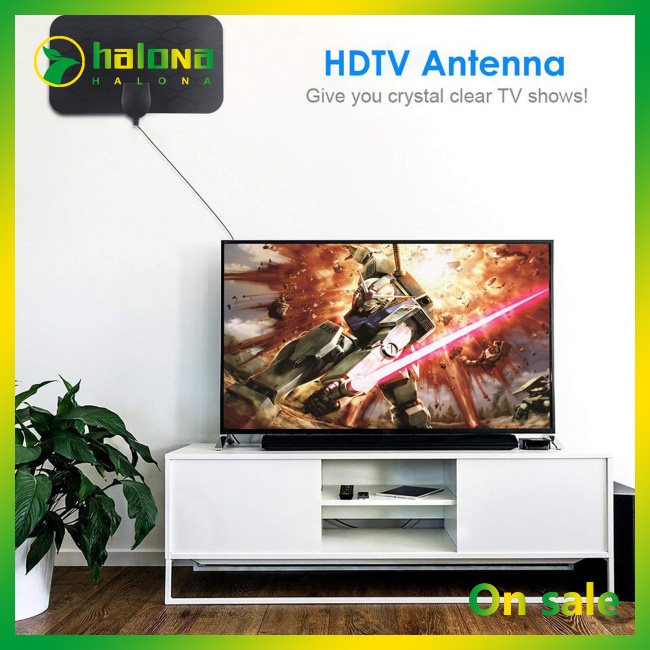 Ăng Ten Tv Kỹ Thuật Số Halo 3000 Dặm 1080p Hd Dvb-t2 Và Phụ Kiện