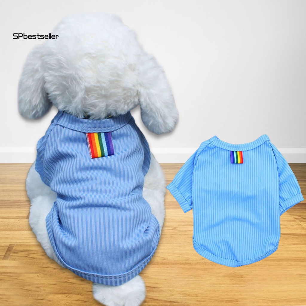 Áo Thun Cotton Mềm Mại Thoáng Khí Hai Lớp Dành Cho Thú Cưng