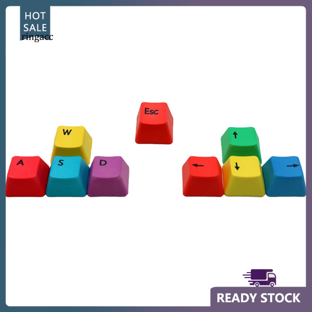 Bộ 9 Nút Bàn Phím Thay Thế Cho Máy Tính RGA W / S / A / D / Esc