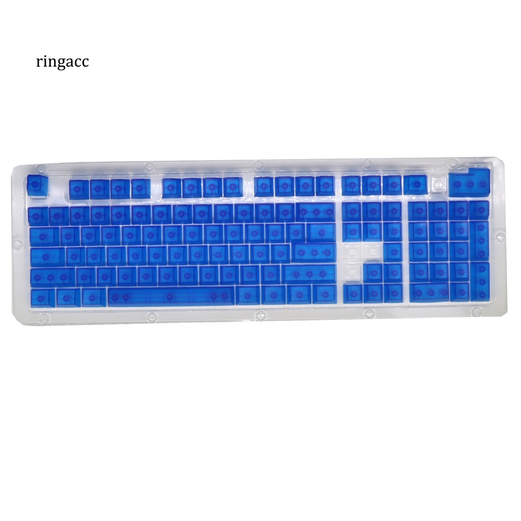 Bàn Phím RGA 104 Phím Chống Trượt Bằng ABS Trong Suốt Cho Văn Phòng