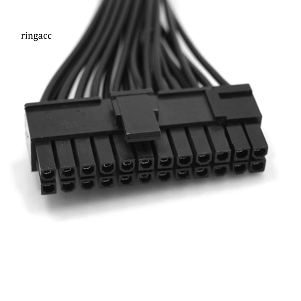 Dây Cáp Nối Dài Cho Bo Mạch Chủ PC Case 24 Pin Male Sang Female 32cm