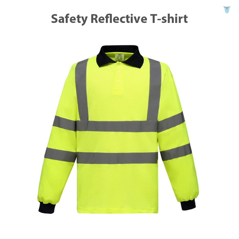Áo Thun Tay Dài Phản Quang Thoáng Khí An Toàn Khi Xây Dựng