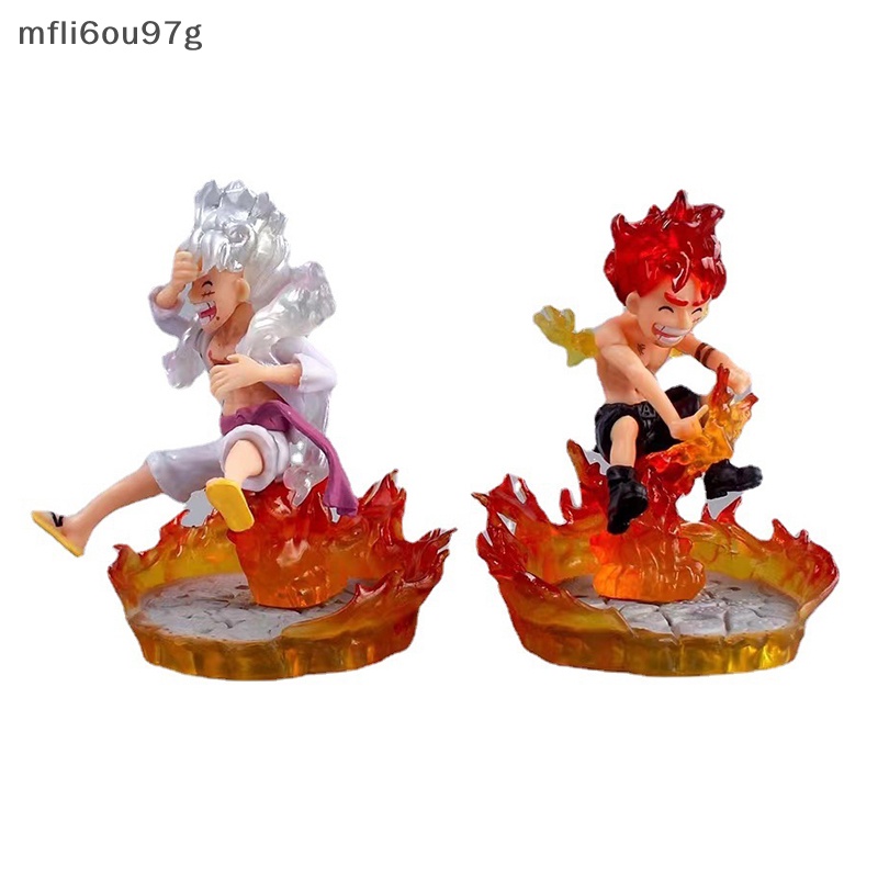 One Piece Figure NIKA Luffy Gear 5 Q phiên bản hành động hình tượng Anime figurine mới