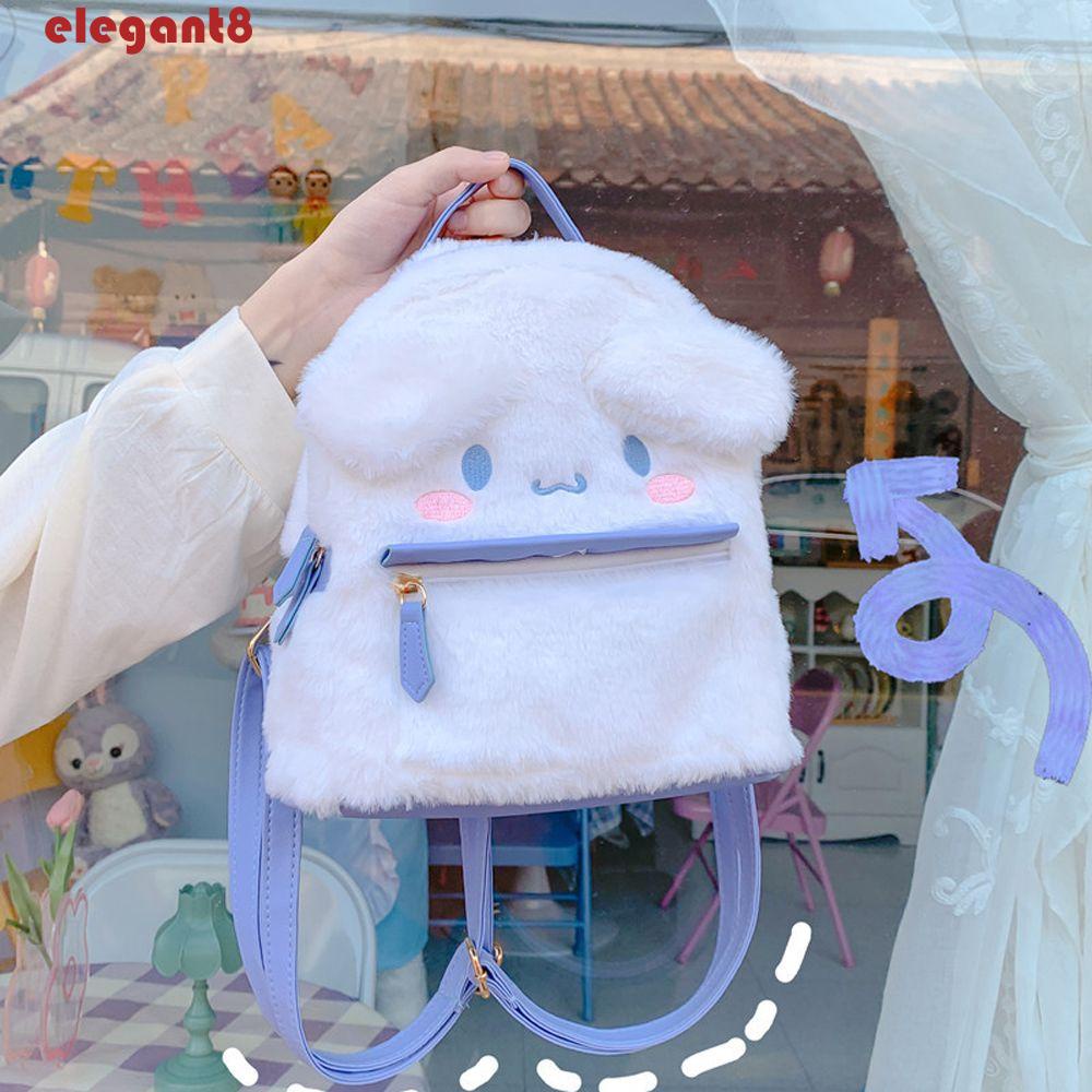 Ba Lô Nhồi Bông Hình Cinnamoroll Hoạt Hình Dễ Thương Cho Bé