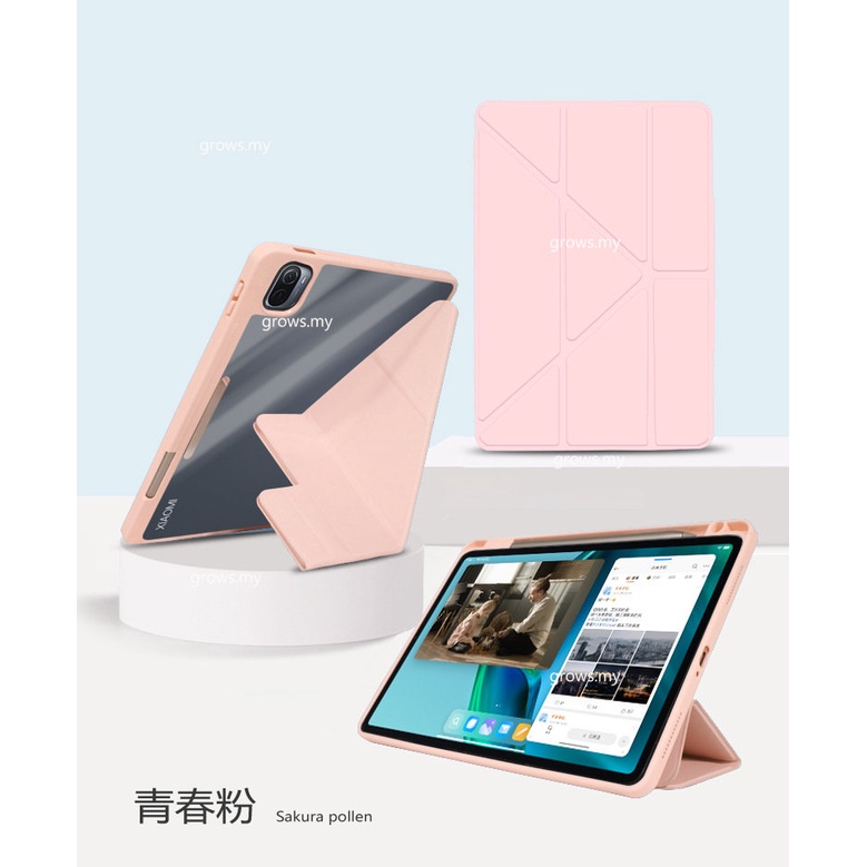 Bao Da Máy Tính Bảng Khóa Từ Tính Cho Xiaomi Mi Pad 6 Pro 11 "Mi Pad 5 Pro Redmi Pad 2022 10.61" Đứng