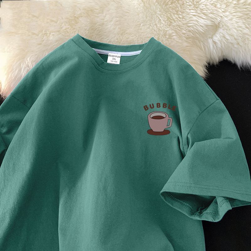 Bigsize t shirt nam，áo phông，áo nam，áo thun nam，áo local brand，áo xám，Áo Thun 100% cotton Tay Lửng Dáng Rộng Phong Cách Hàn Quốc Thời Trang Mùa Hè Cho Nam，đồ bộ nam，đen，trắng，xám，xanh lam，màu hoa mai，