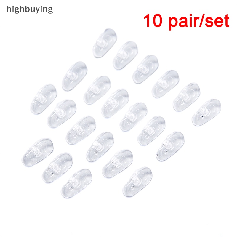 Set 10 CặP ĐệM Silicone Trong SuốT ChốNg TrượT Cho KíNh MáT